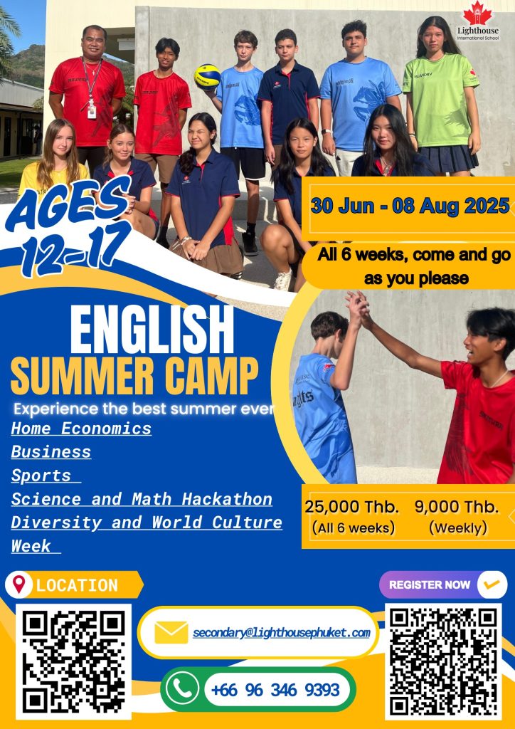 Exciting English Summer Camp 12-17 yrs